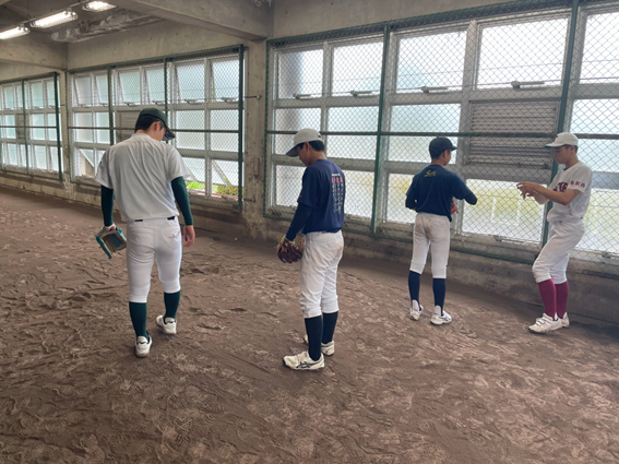 令和7年度 鳥取県東部地区中学3年生硬式野球体験会 1日目